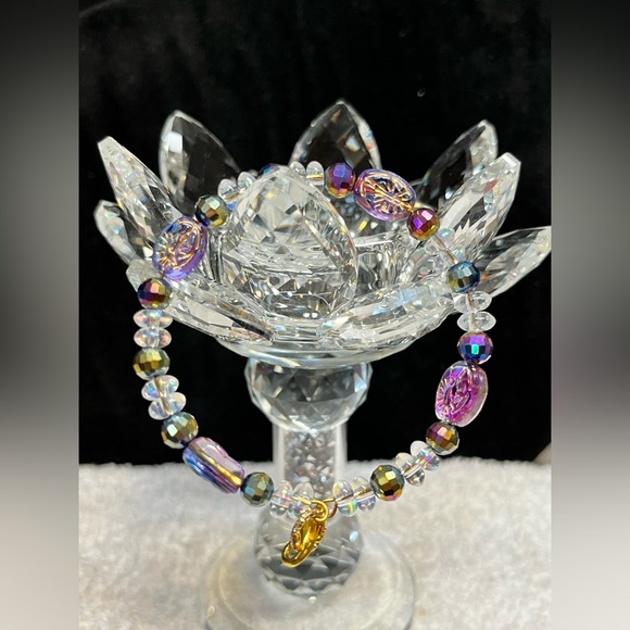 💖💜 Memory wire cuff bracelet with clasp - Picture 8 of 8